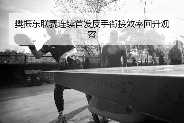 樊振东联赛连续首发反手衔接效率回升观察